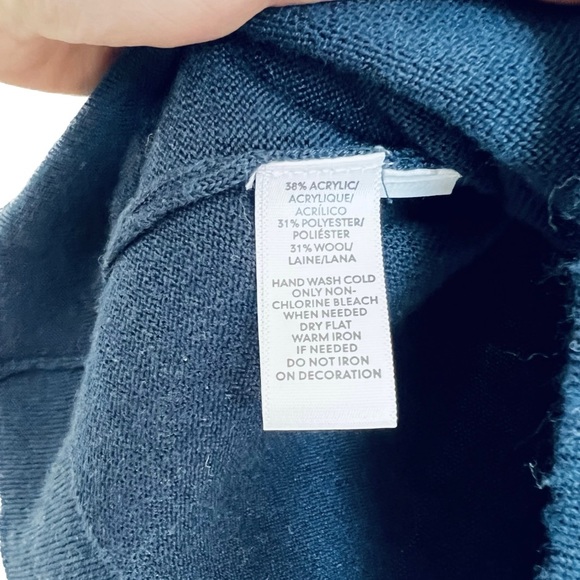 Ann Taylor LOFT - Rhinestone jeweled wool blend sweater - Picture 4 of 6